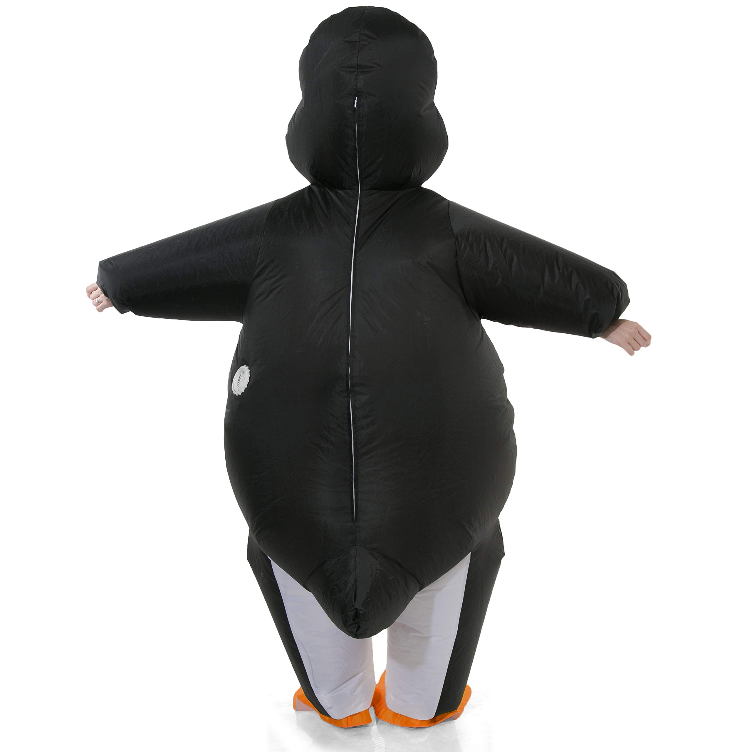 Spooktacular Creations Disfraz inflable de pingüino para Halloween, traje de cuerpo completo para fiestas temáticas de cosplay de adultos