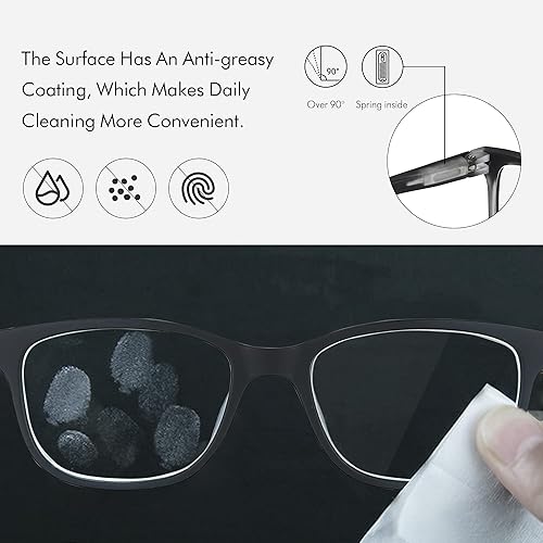 Miniatura 5 de ZENOTTIC Lentes de bloqueo de luz azul para niños, paquete de 2 lentes antirreflejos, lentes ligeros para computadora para niños y niñas
