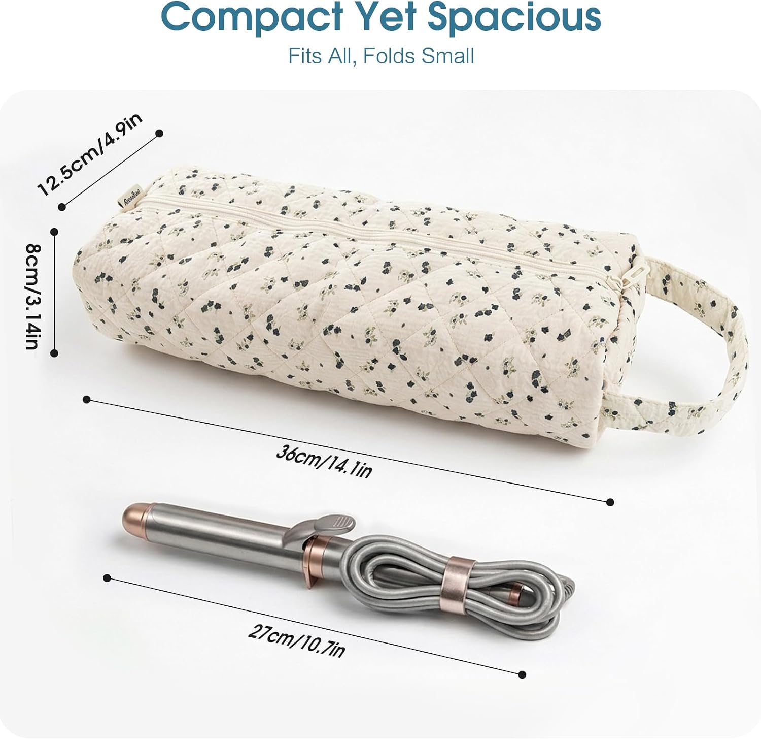 Hair Tools Travel Bag Compatible with Dyson Airwrap Shark FlexStyle