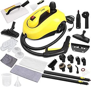 TVD Steam Cleaner, Heavy Duty Canister Steamer with 28 Accessories, Steam Mop with 5M Extra-Long Power Cord for Home Floor...