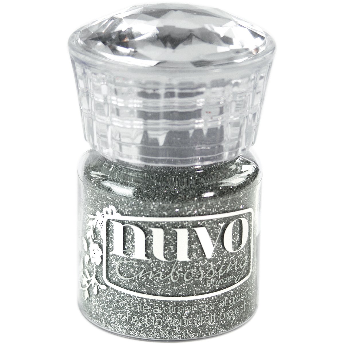 Tonic Studios 597N Nuvo Embossing Powder-Silver Moonlight