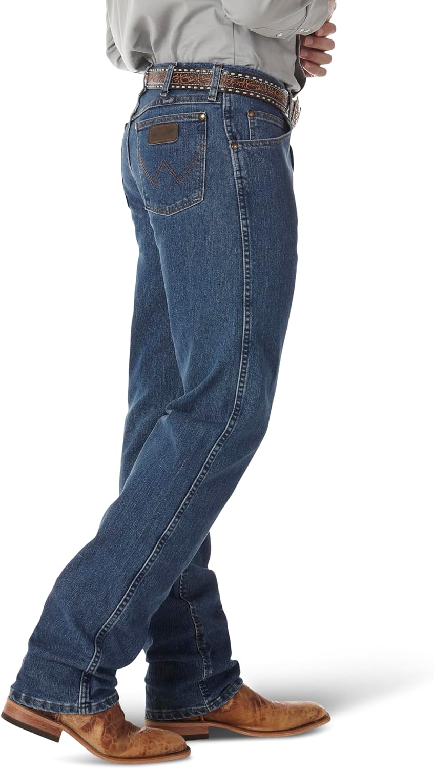 Wrangler Mens Premium Performance Cowboy Cut Comfort Wicking Regular Fit Jean - Image 3