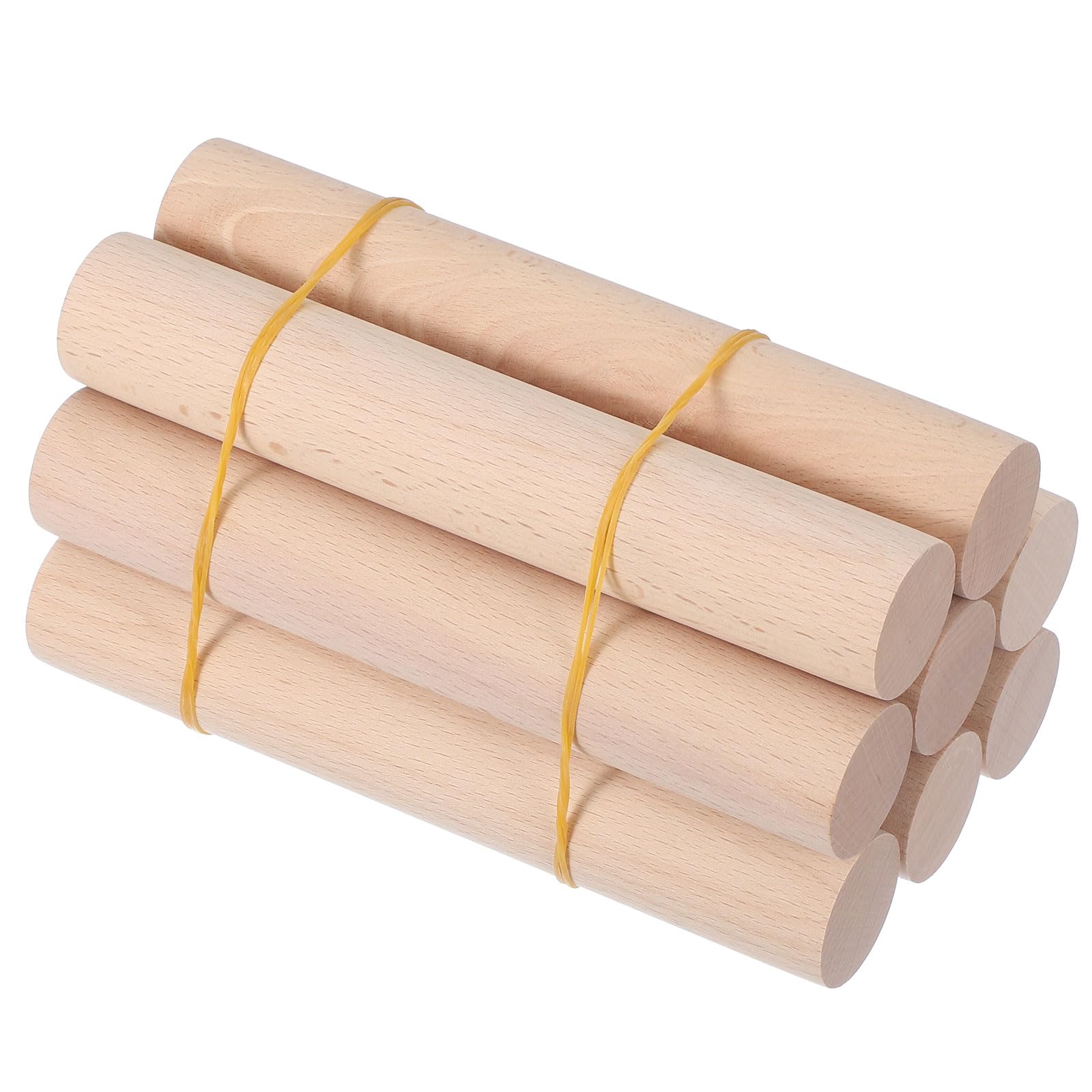 PATIKIL 1-3/8 x 8 Inch Wooden Dowel Rod