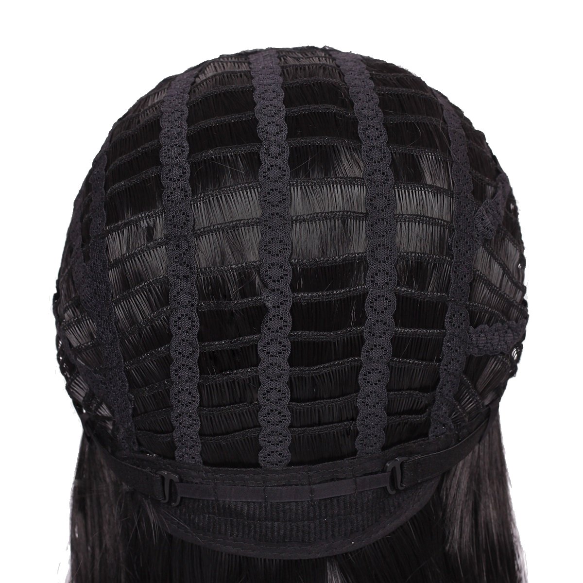 ColorGround Long Curly Cosplay Wig with 2 Ponytails(Black) - Image 7