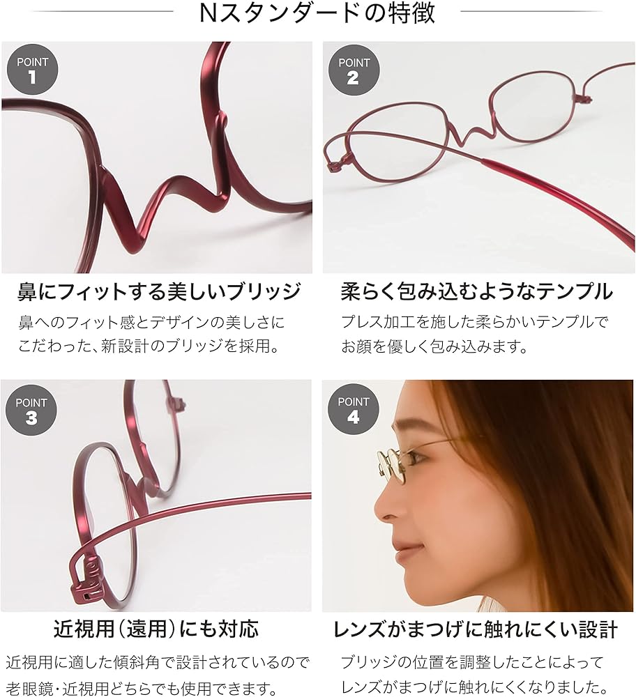 Amazon.co.jp: [薄型 老眼鏡ペーパーグラス] Nスタ オーバル 201