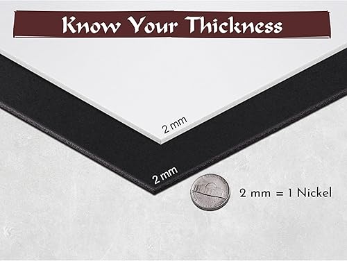 Miniatura 3 de The Foamory - Laminas de espuma de EVA de alta densidad para cosplay y manualidades, 14 x 39 pulgadas, 5/64 pulgadas de grosor