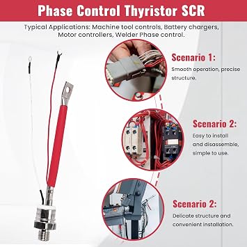 Stud Phase Control Thyristor SCR 100A 1600V KP100A