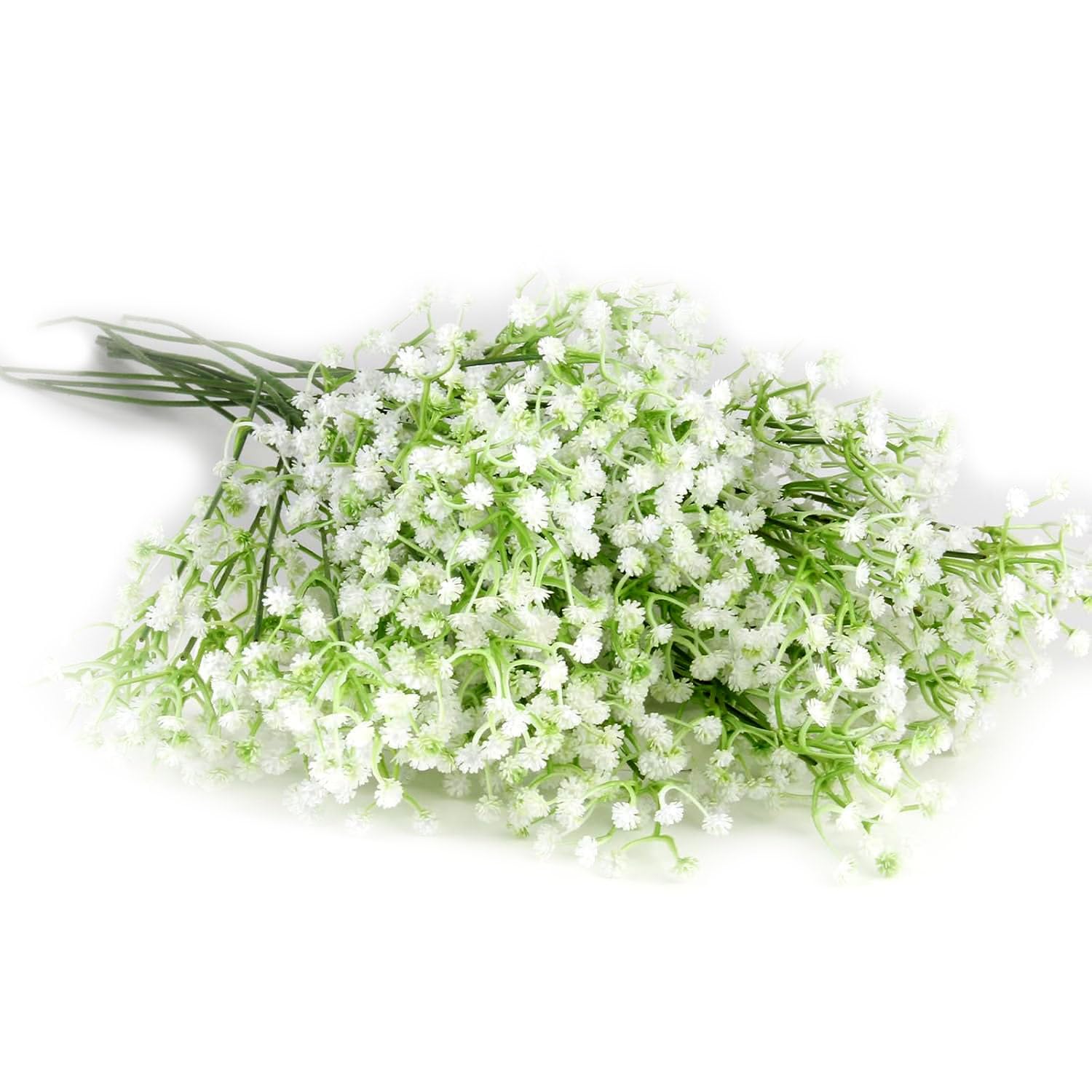 Gris Vert - Bouquet De Fleurs Artificielles Blanches Pour Ma En France