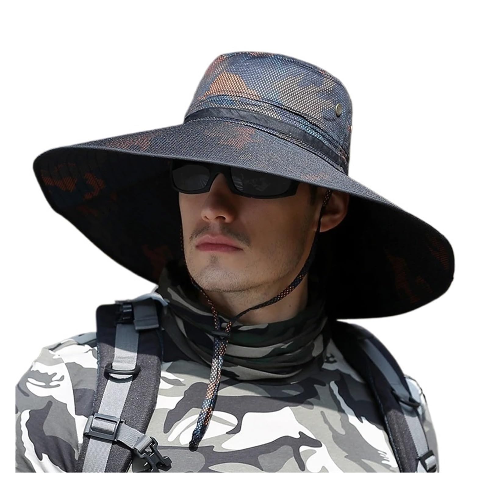 Cappello Pescatore Uomo Cappello Da Uomo Estivo Moda All'aperto Protezione Solare Sole Pesca Visiera