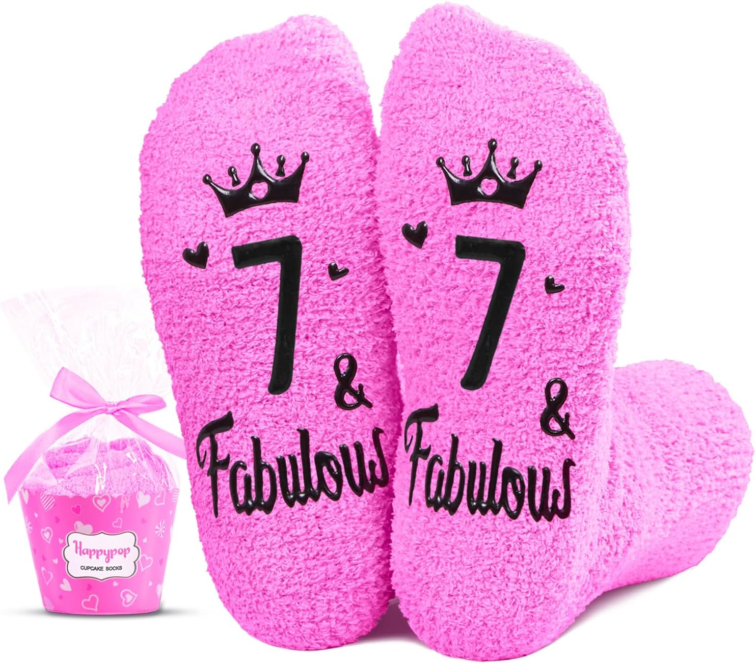 HAPPYPOP Birthday Gift Ideas - Socks for Kids Age 5-12, Presents for 5-12 Years Old Girls