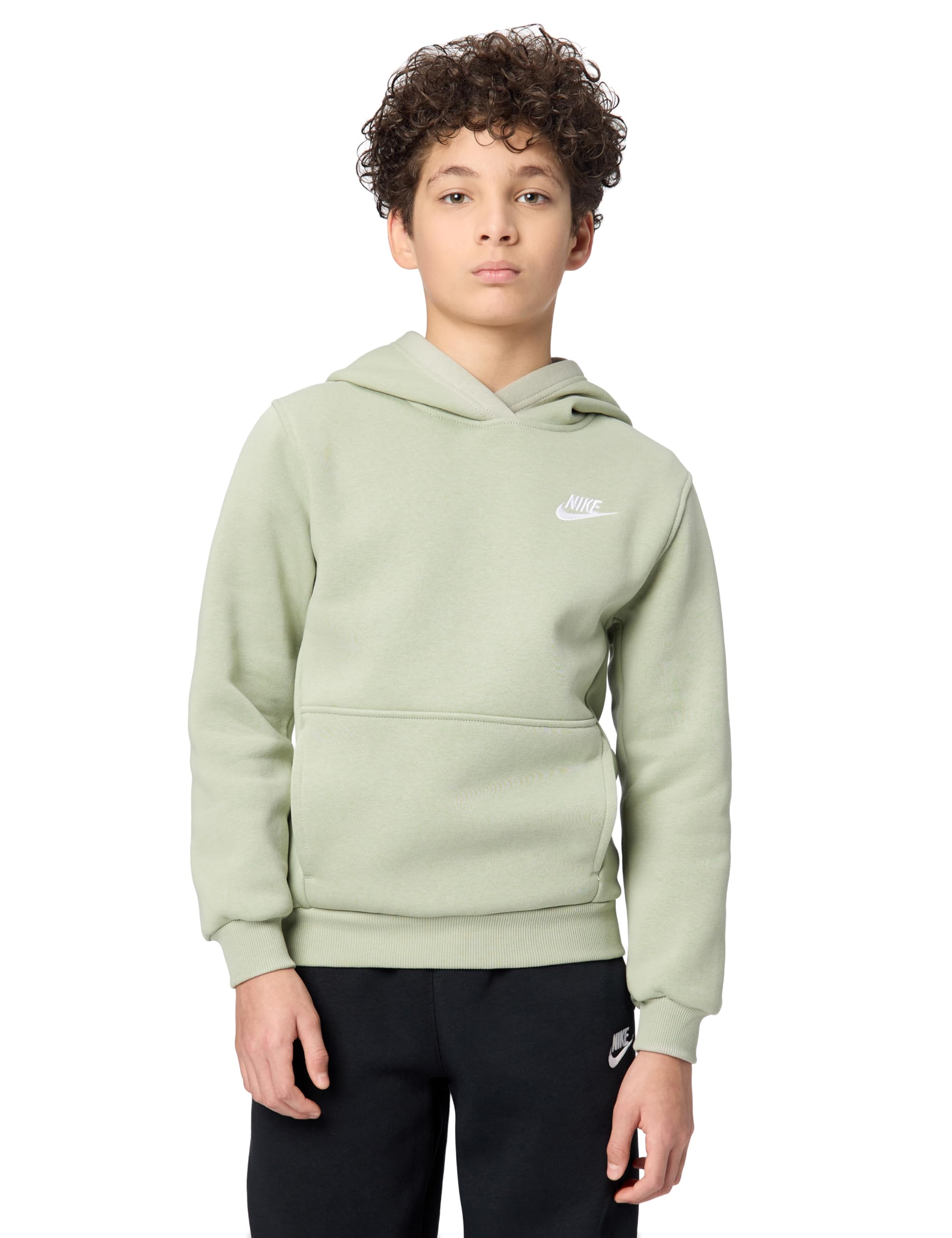 Nike Unisex Big Kids' Sportswear Club Fleece Pullover Hoodie - Boys and Girls Sweatshirt