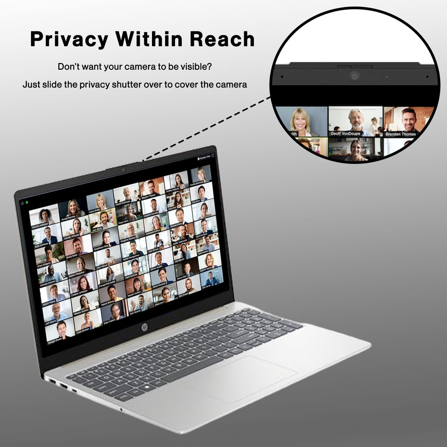 HP Laptop 15, 15.6" FHD Display, Gen 12 Intel Core i7, 64GB RAM 4TB SSD PCIe, Windows 11 Pro, WiFi 6, HD Audio, HD Camera, Anti-Glare Coating, Up to 9 Hours Battery Life, w/WOWPC USB