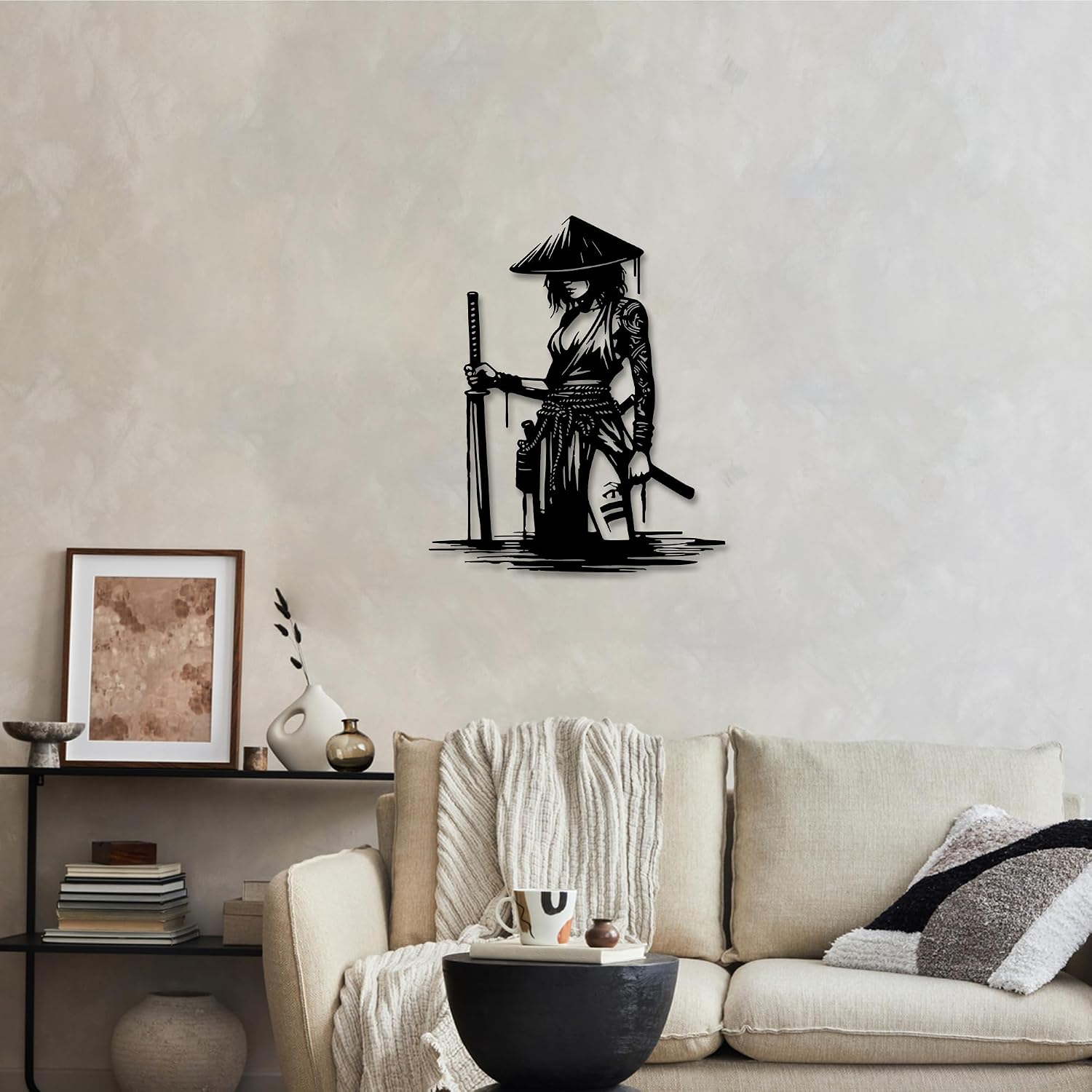 Xedatric Japanese Wall Art,Anime Wall Art,Samurai Decor