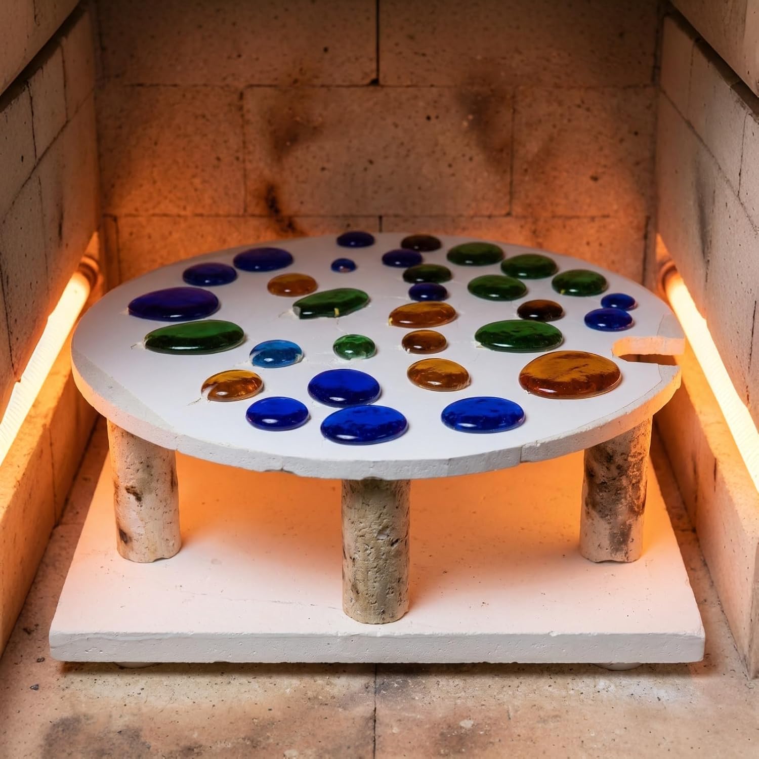 13" Round Kiln Shelf 5/8" Thick for Pottery Firing