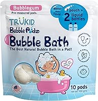 Vista 11 de TruKid Bubble Podz - Baño de burbujas para niños, niños pequeños y bebés, bomba de baño suave y refrescante sin lágrimas para piel sensible