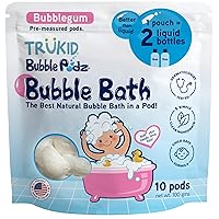 Vista 67 de TruKid Bubble Podz Bubble Bath for Kids, Toddlers, & Babies, Tear Free Gentle & Refreshing Bath Bomb for Sensitive Skin with Natural Moisturizers