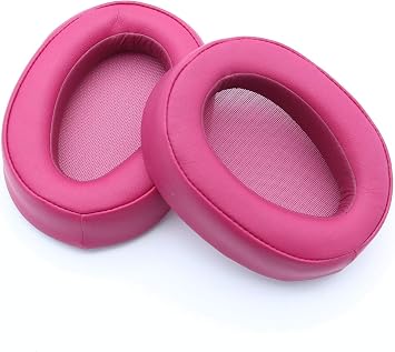 Replacement Ear Pads Compatible with Sony MDR-100A Bordeaux Color | for MDR-100AAP MDR-H600A Headphones Memory Foam/Protein Leather Earpads Earmuffs