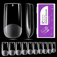 Vista 13 de Gelike EC Kit de 240 Puntas de Uñas de Gel Suave - Extensiones de Uñas Completas con Cobertura Transparente - Puntas de Uñas Postizas de Gel