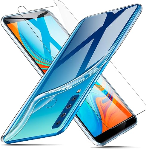 Digead Cover Samsung Galaxy 2018 Samsung Galaxy 2018 Custodia Silicone 1PC Pellicola Protettiva Morbido TPU Flessibile Trasparente Custodia Sottile Cover per Samsung Galaxy 2018