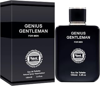 Hybrid & Company Genius Gentleman For Men Eau De Toilette Vaporisateur Natural Spray 3.4 Fl Oz