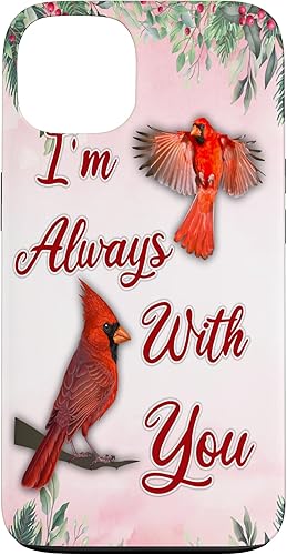 Funda para iPhone 13 Bird Cardinal Case For Men Women Bird Lover