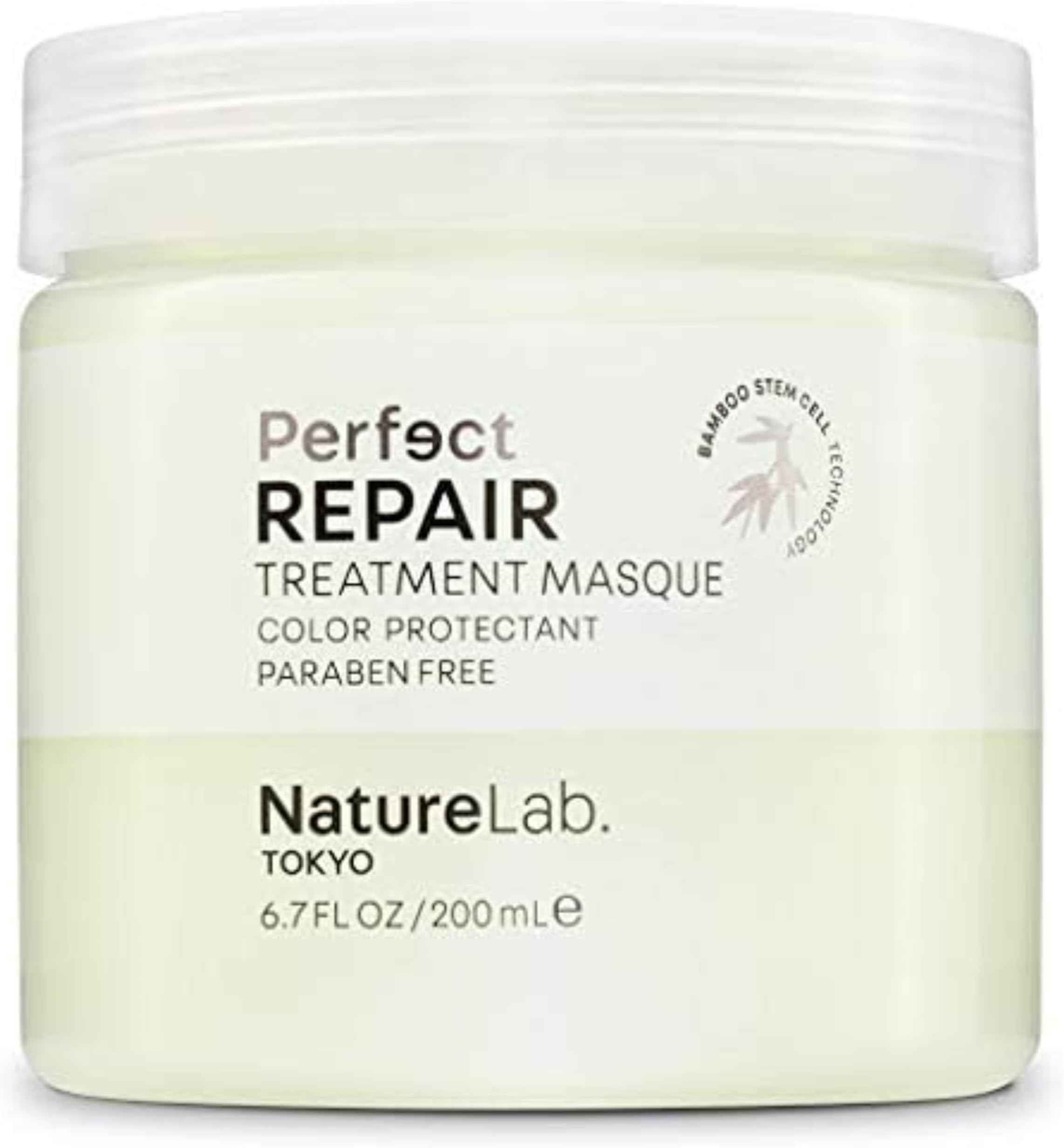 NatureLab.TOKYO Perfect Repair Treatment Masque: Heat and Color Protection, Hair Mask Treatment to Strengthen and Repair Dull, Damaged, Brittle Hair I 6.7 FL OZ / 200ml