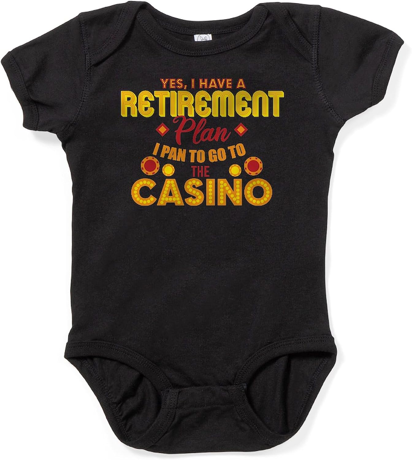 CafePress Casino Lover Dealer Gambler Retirement P Body Suit Cute Infant Bodysuit Baby Romper