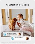blurams 2K Indoor Camera, 5G Home Security Camera, 360° View Pet Camera with Phone App, Free Human/Motion/Sound Detection, Auto Tracking, Dual-Band WiFi6, Night Vision, Works with Alexa(2 Pack)