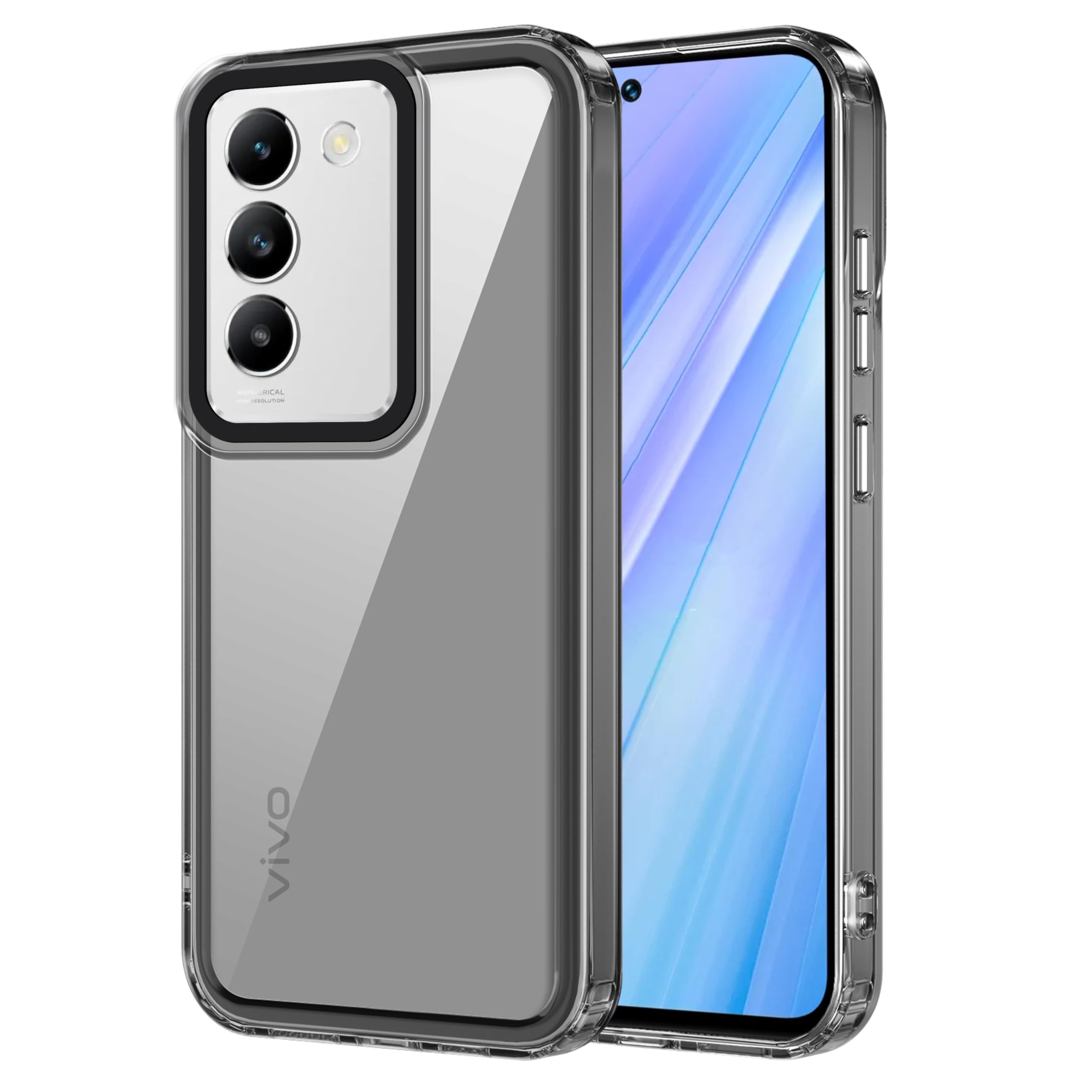 Zapcase Back Case Cover for Vivo Y200e 5G | Compatible for Vivo Y200e 5G Back Case Cover | Case Cover with Camera Protection | (TPU + PC | Translucent Black) (B0D2HJ73BN) Amazon Price History, Amazon Price Tracker