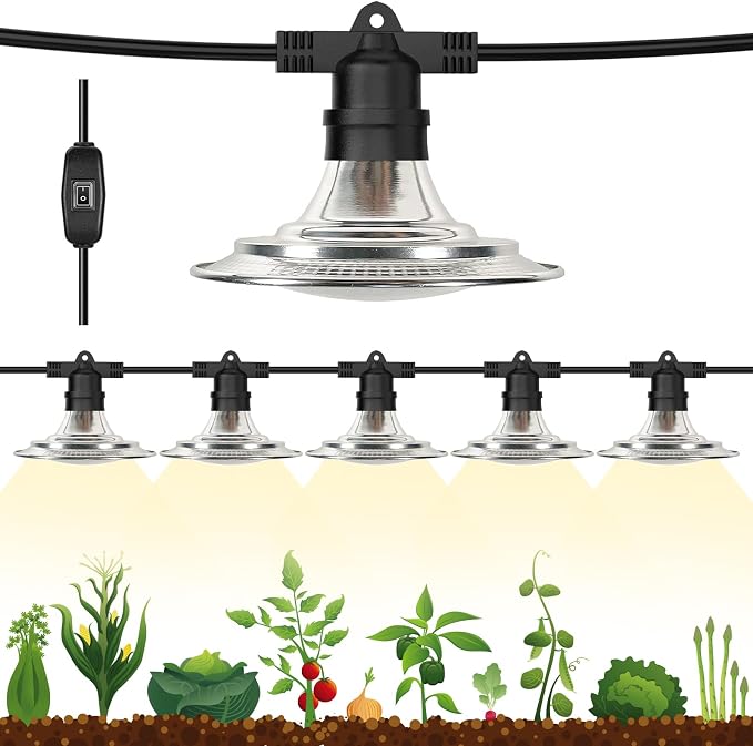 Espird Six-Light Waterproof Greenhouse LED String