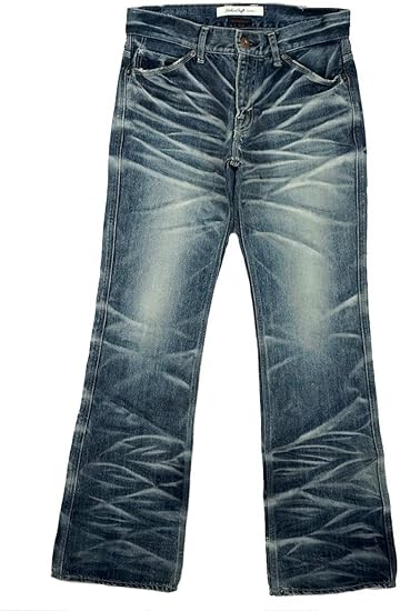 Amazon デニムパンツ メンズ ブーツカット ヴィンテージ 日本製 K 01 ジーンズ 通販