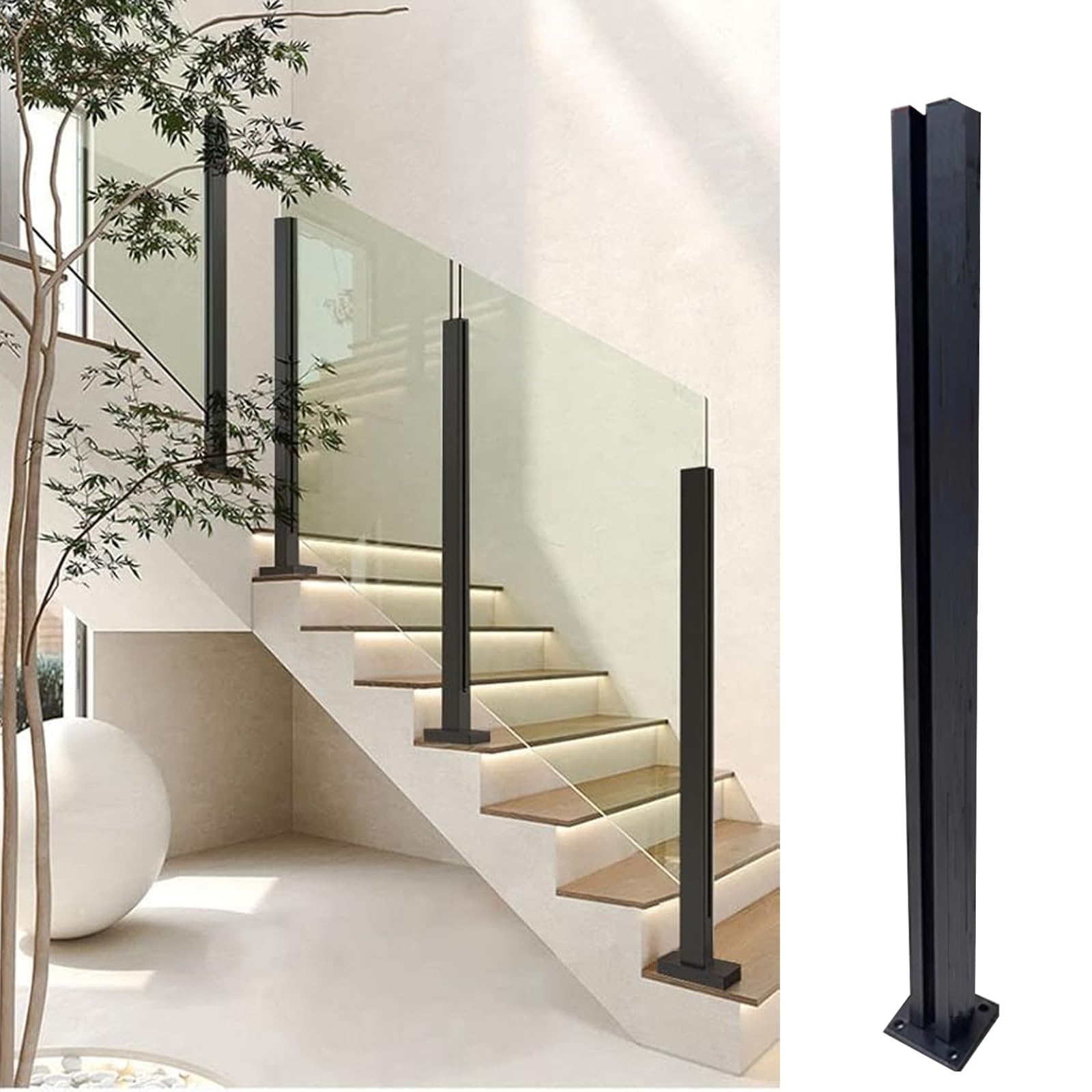 Poteaux de balustrade robustes pré-percés pour un montage facile