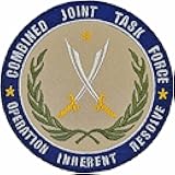 Combined Joint Task Force Operation Inherent Resolve Morale Patch - 3 Inch Hook Fastener P218