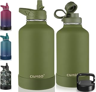 Civago Insulated Bottle Gallon Stainless