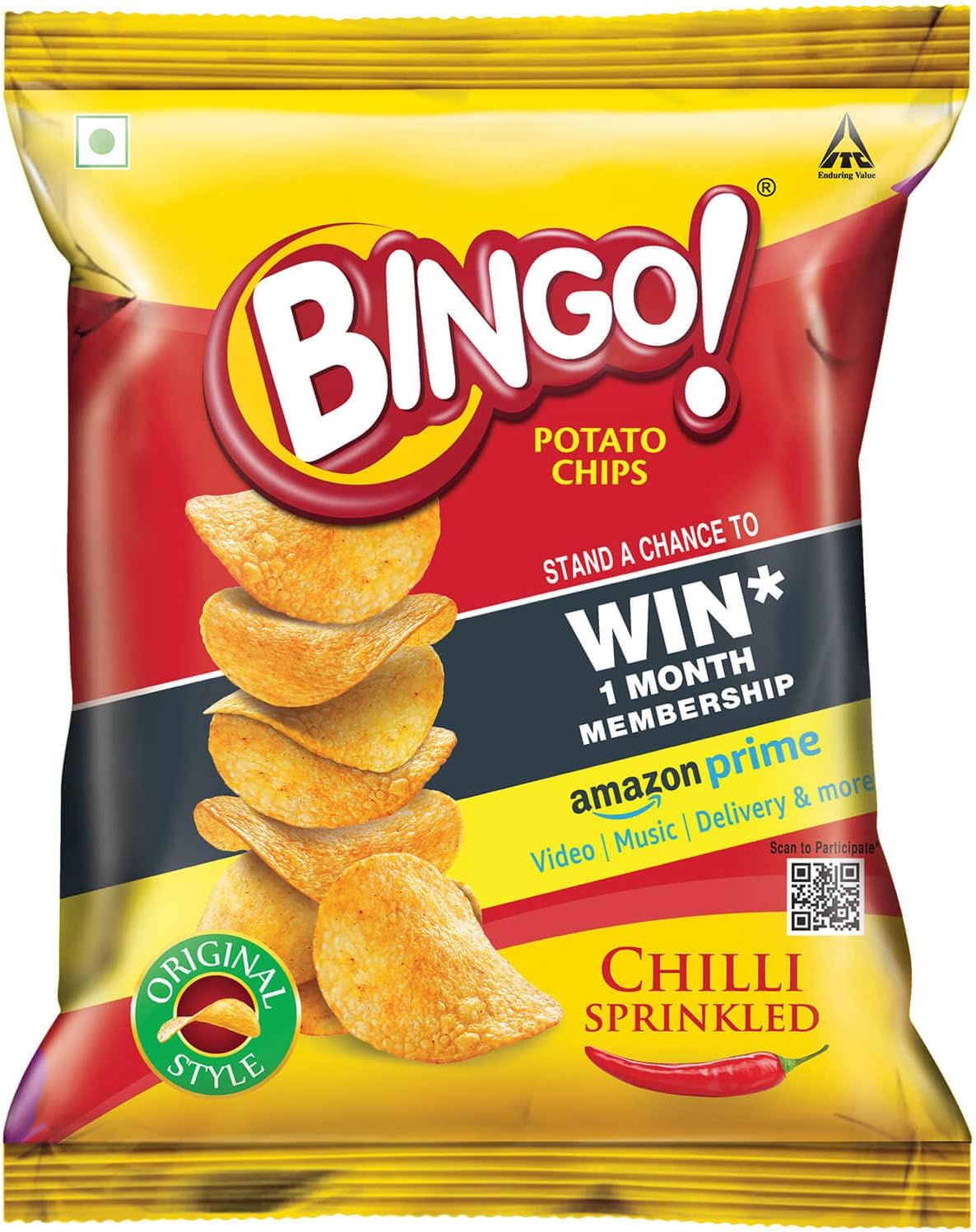 Bingo! Original Style Chilli Sprinkled, 21g