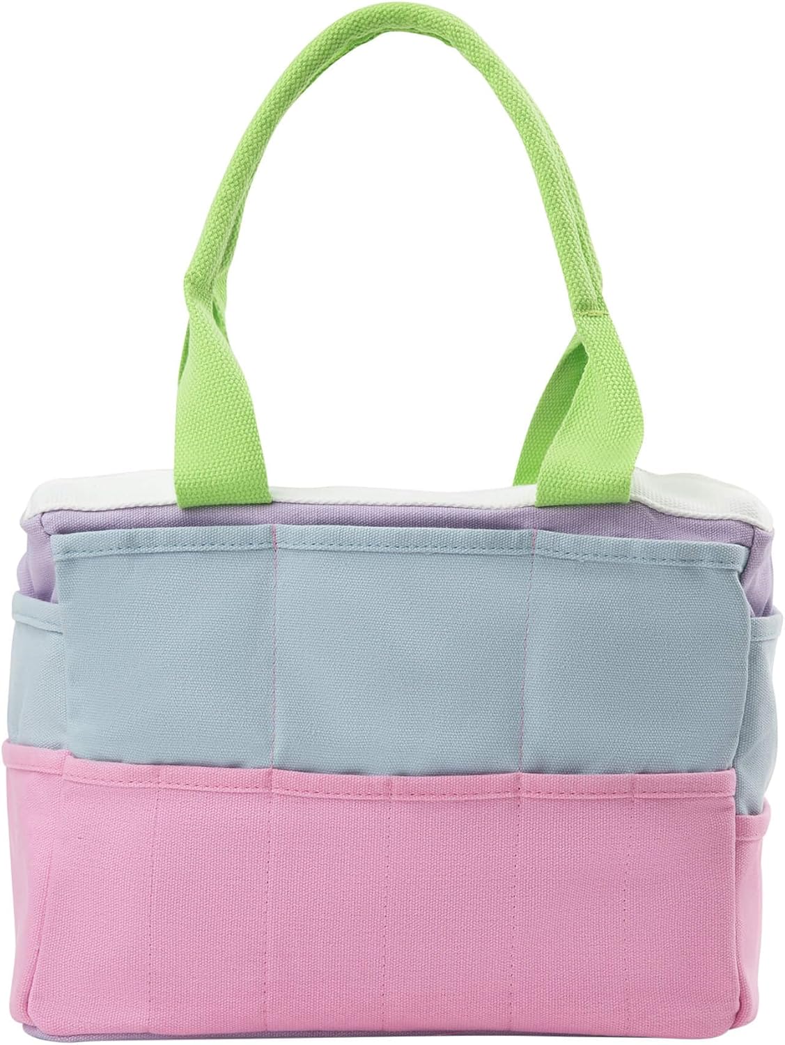 Soolla Studio Bag: Pottery Tool Bag, Art Supply Storage, Knitting Yarn Organizer, Crochet Projects, & Washable Craft Tote, 30 Pockets, 25+ Canvas Colors, Student Artist Gift (80's Windbreaker)