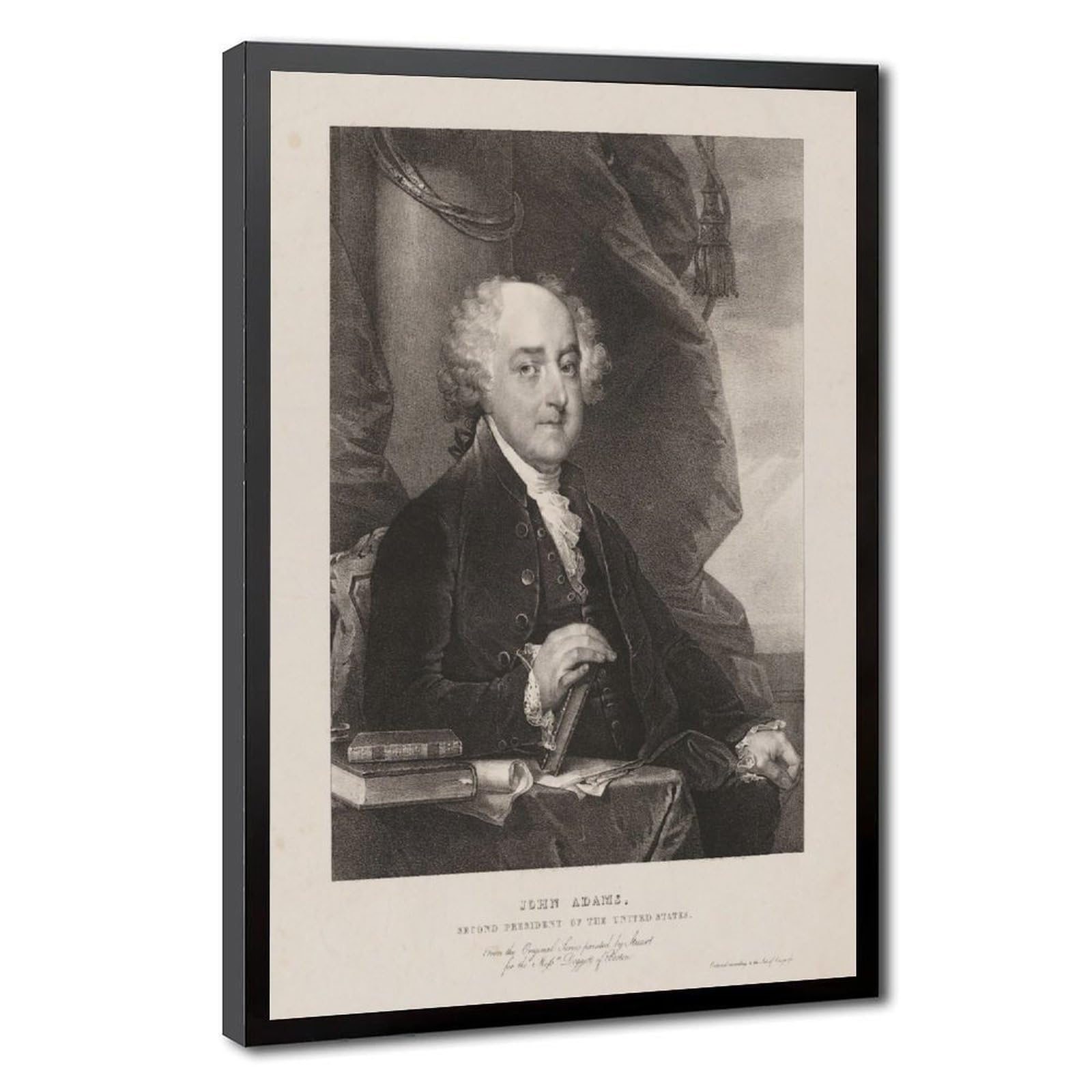 John Adams impression sur toile décoration murale rétro vintage - 8
