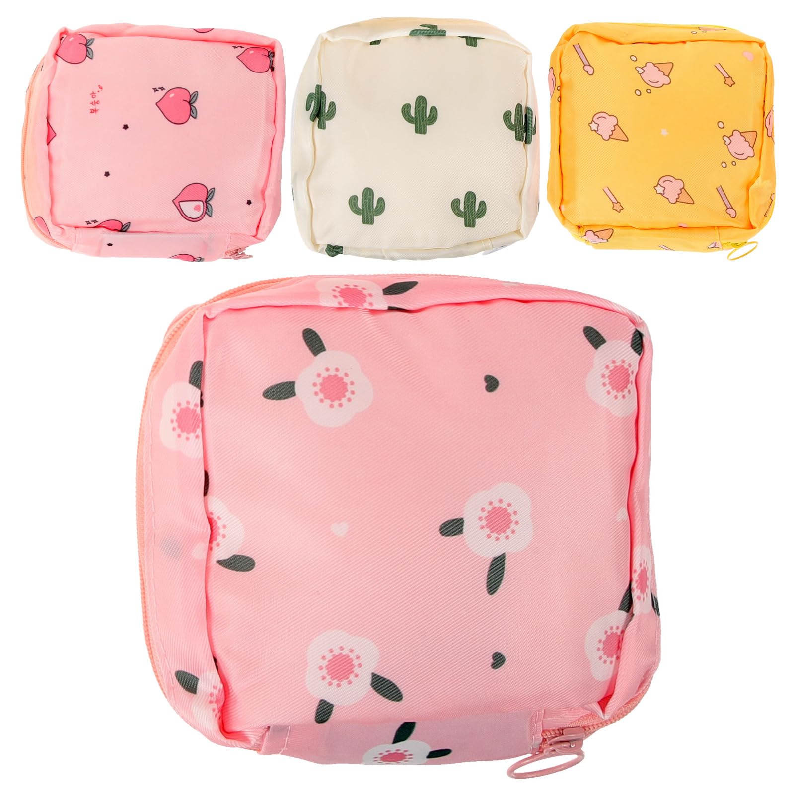 Baluue 20pezzi Borse Assorbenti Riusabili Sacchetti Per Assorbenti Igienici Design Cactus Per e
