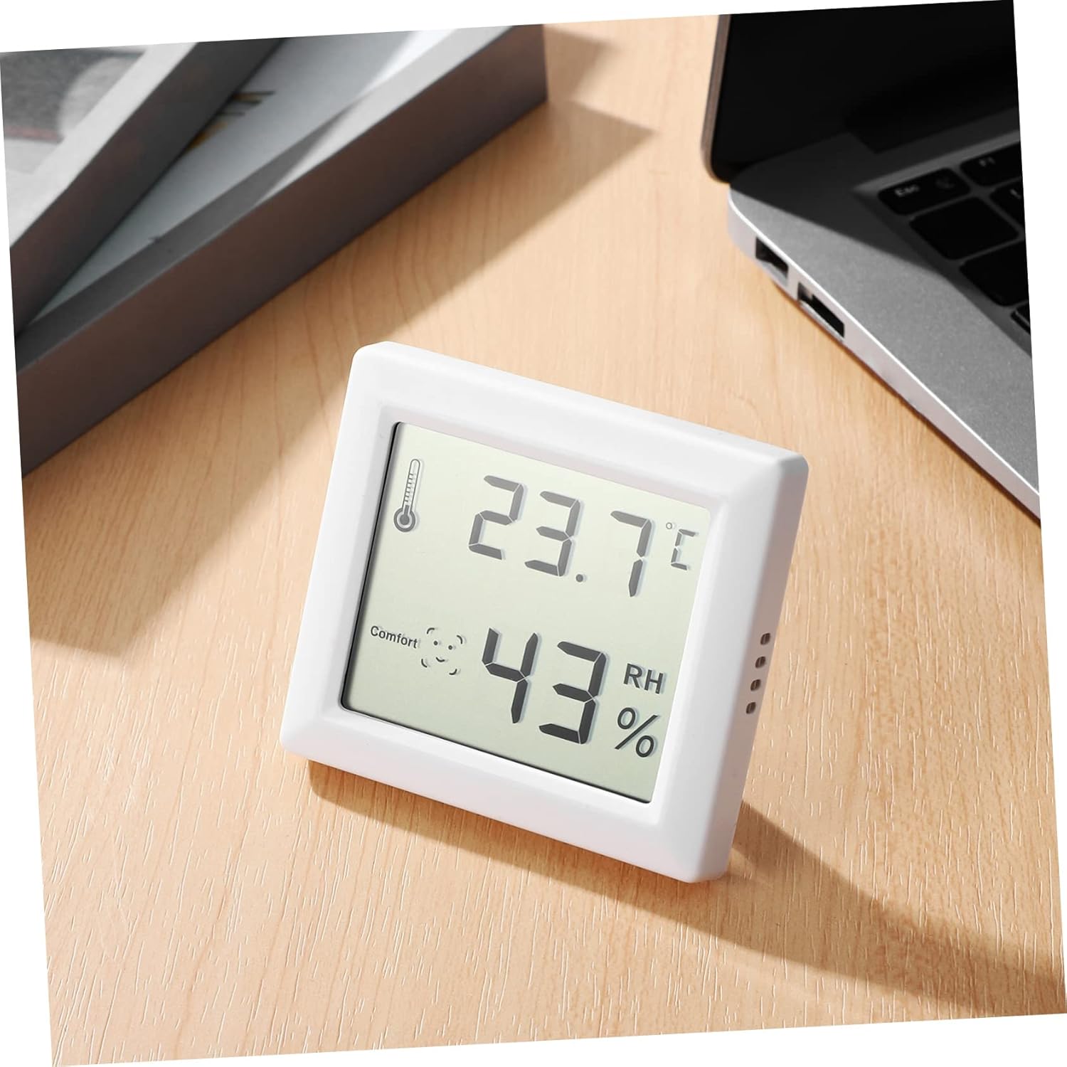 3sets Room Thermometer Hygrometer Set Digital Indoor Thermometers Large LCD Precise Humidity Measurement Family-Friendly Design Suitable for Home 2pcs*3