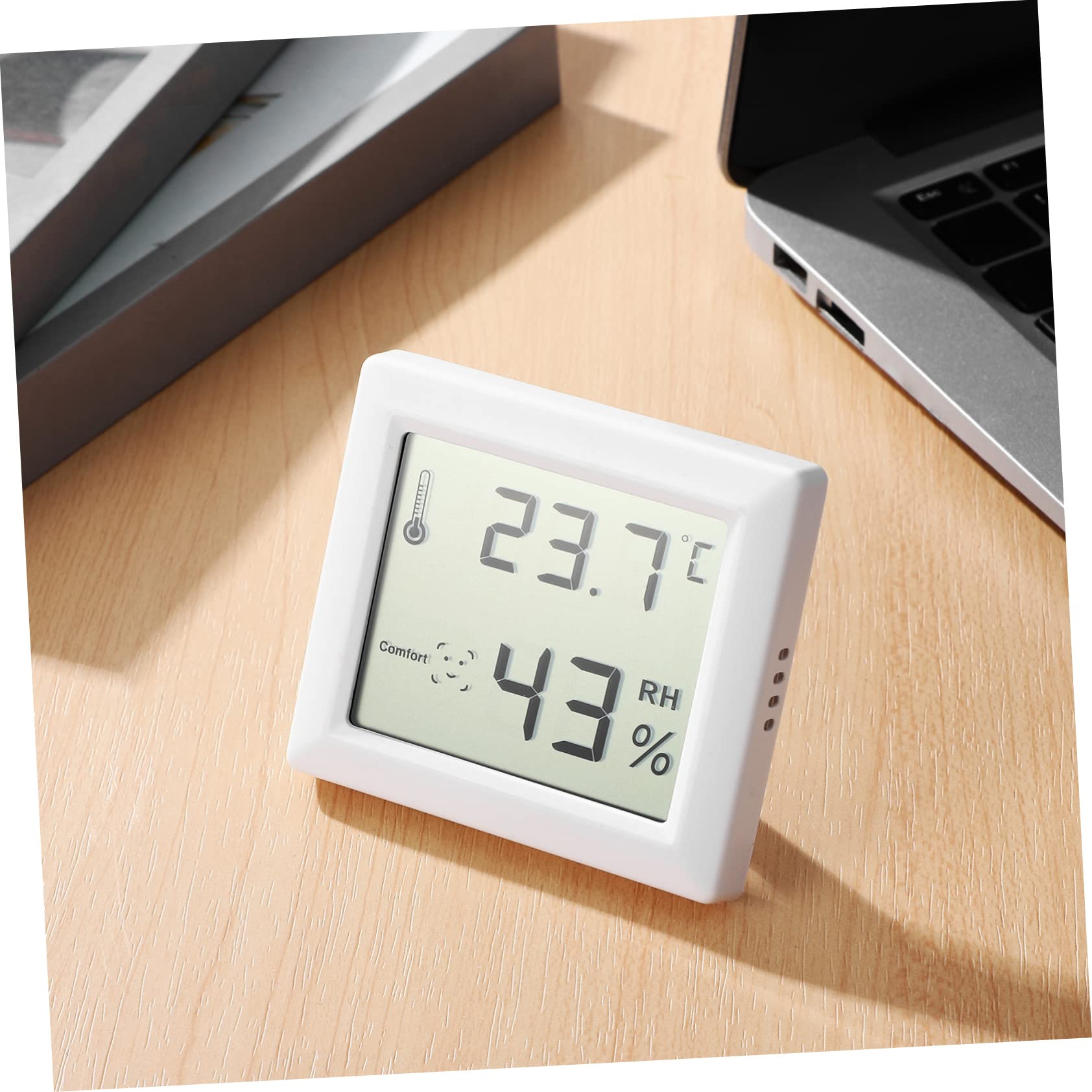 Yardwe Lot De 3 Hygromètres Numériques Pour Chambre À Coucher Grand Écran Pour Bébé Bureau Maison 2 Pièces X 3