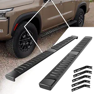 PM PERFORMOTOR 6" Aluminum Running Boards for 2005–2024 Nissan Frontier Crew Cab