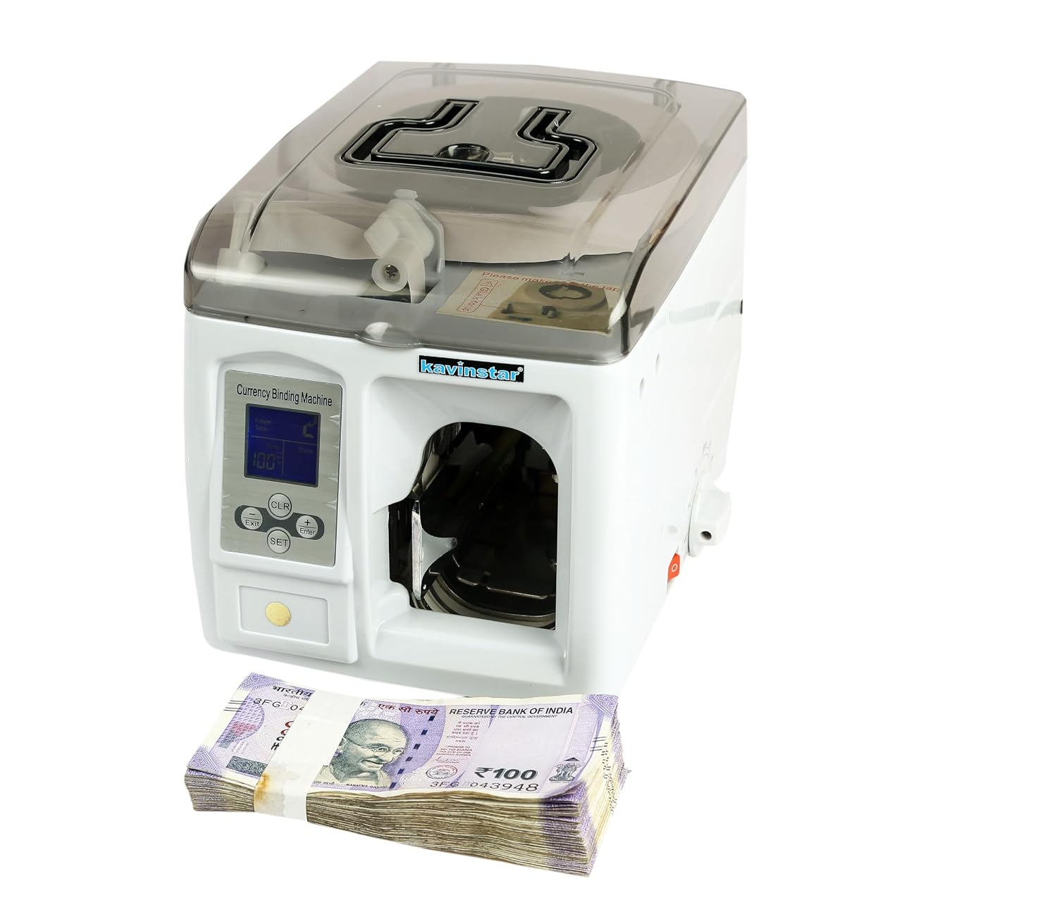 Note Wrapping Machines Kavinstar Note Bundle Strapping Machine/Bank Note Binding Machine ...