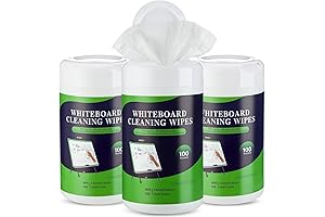 3 Pack Dry Erase Wipes with 300Pcs Whiteboard Cleaning Wipes