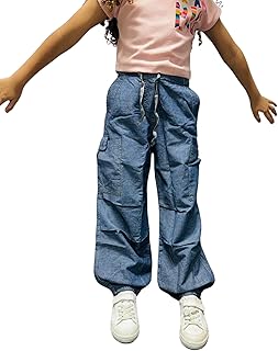 بنطلون بجيب أمامي مناسب للبنات من جودي ميني، رمادي متوهج