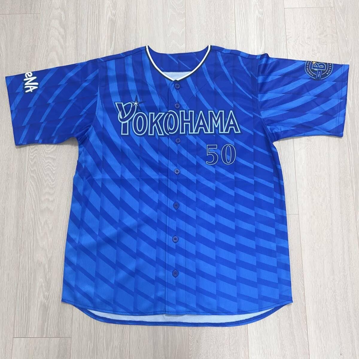 横浜DeNAベイスターズ #50 山本 祐大 ハイクオリティーレプリカユニ O