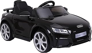 Voiture Electrique Enfant (2x25W) 103x62x44 cm - Audi TT RS Marche AV/AR, Phares, Musique, et Télécommande Noir