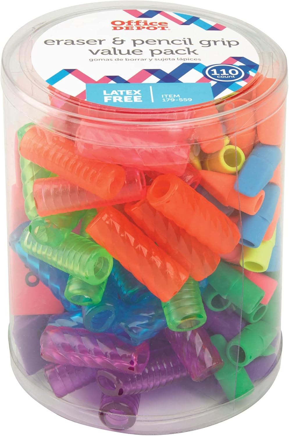 Office Depot Eraser Pencil Pillow Variety Pack, Assorted