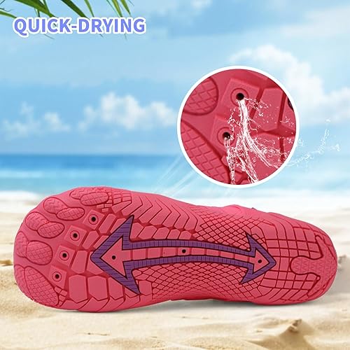 Miniatura 3 de Zapatos de playa y piscina de secado rápido, sin cordones, para mujeres y hombres, para surf, yoga y deportes acuáticos