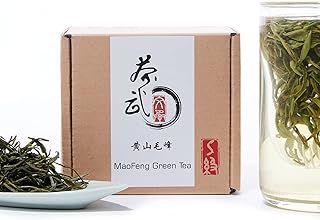 ChaWuWarmSun-[S] MaoFeng Green Tea Loose Leaf,1.75oz/50g,HuangShan Mao Feng Chinese Tea