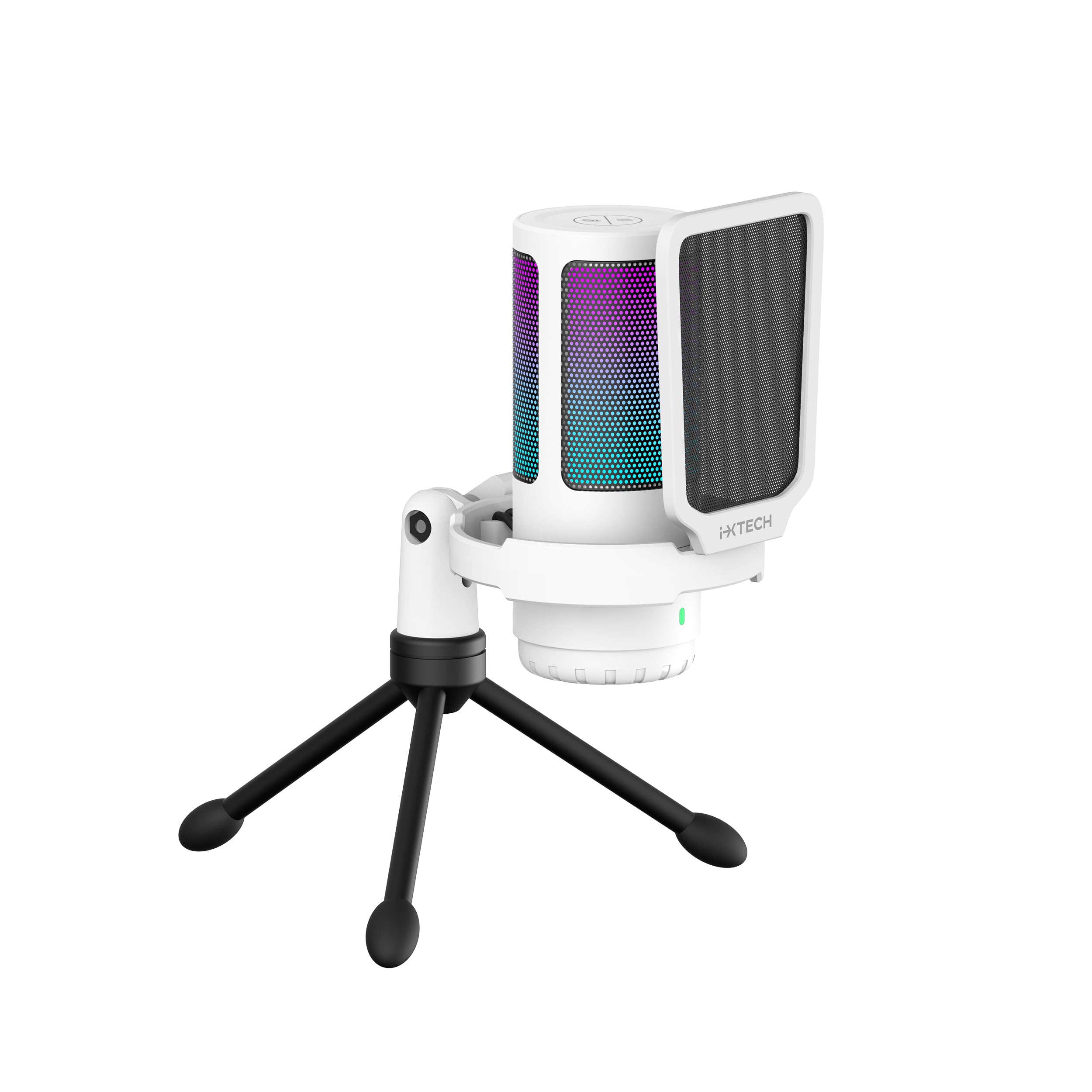 Amazon.co.jp: IXTECH USBゲーミングマイク PC用 RGBコンデンサー